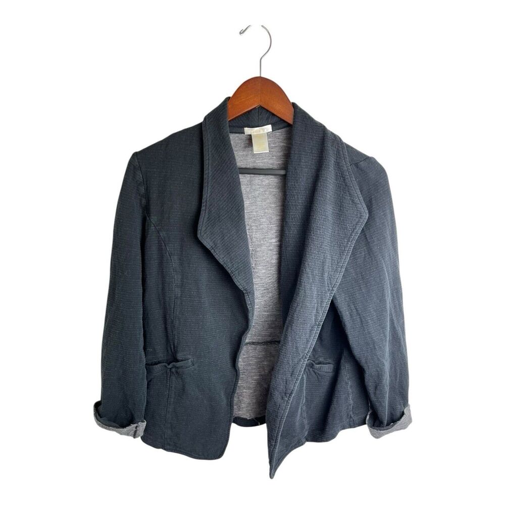 Matty M Black Roll Cuff Jacket Sz. Med Women’s